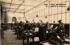 Paris 6e Hotel des Monnais. Atelier de la Verification à Paris 6e