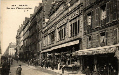 Paris 8e Rue d'Amsterdam à Paris 8e