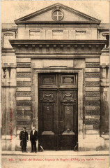 Paris 7e 72 Rue de Varenne. Hotel de Dufour à Paris 7e