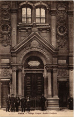 Paris 8e College Chaptal. Porte Principale à Paris 8e