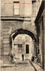 Paris 4e 3 rue au Lard. Voute de l'ancienne halle aux cuirs à Paris 4e