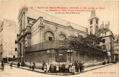 Paris 4e Eglise des Blancs-Manteaux. 12 Ruedes Blancs-Manteaux à Paris 4e