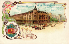 Paris 2e Nouvelles Galeries a la Menagere. 20 Bd Bonne Nouvelle à Paris 2e