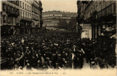 Paris 2e Une Manifestation rue de la Paix à Paris 2e