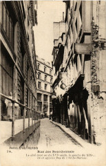 Paris 4e Rue des Bourbonnais. Rue de l'Arche Marion à Paris 4e