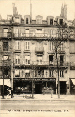 Paris 3e Le Siege Social des Prévoyants de l'Avenir à Paris 3e