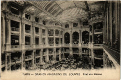 Paris 1e Grands Magasins du Louvre Hall des Soieries