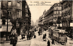 Paris 3e Rue Réaumur. vers l'Opéra à Paris 3e
