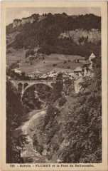 Flumet et le Pont de Bellecombe à Flumet