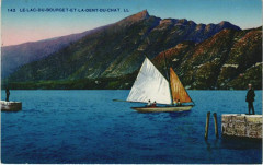 Le Lac du Bourget et la Dent du Chat