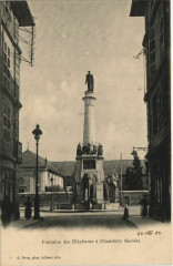 Chambery Fontaine des Elephants -
													73 Savoie
												