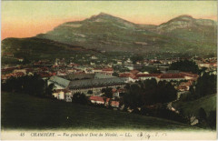 Chambery Vue Generale et Dent du Nivolet