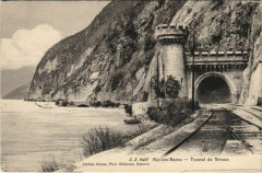 Carte postale ancienne Tunnel de Brison
                                                                     à Brison-Saint-Innocent
                                