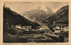 Lanslebourg Le Pont de la Ramasse et la Dent Parrachee