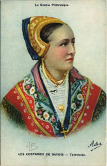Les Costumes de Savoie - Tarentaise - Femme - Type