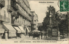 Aix-les-Bains Hotel Metropole et Rue du Casino à Aix-les-Bains