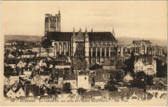 Auxerre La Cathedrale vue prise l'Eglise France à Auxerre