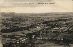 Vezelay Vue prise de la Terrasse France -
													89 Yonne
												