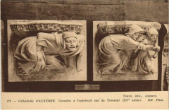 Auxerre Consoles a l'extremite sud du Transept France à Auxerre