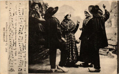 Auvergne La Bourree d'Auvergne Folklore