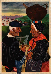 En Parcourant le Pays Basque Deux bons vieux Folklore