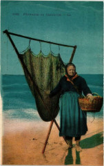 Pecheuse de crevette Folklore