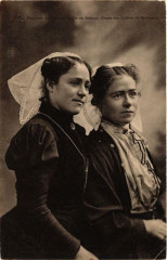 Femmes de Paimpol et Ile de Brehat Etude de Coiffe Folklore