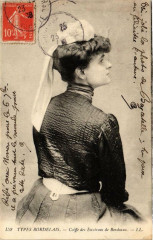 Types Bordelais Coiffe des Env. de Bordeaux Folklore