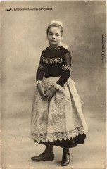 Fillette des Env. de Quimper Folklore