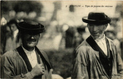 Josselin Types de paysans des Env. France Folklore
