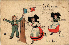 En Alsace Le but France Folklore
