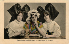 Alsaciennes et Lorraine France Folklore