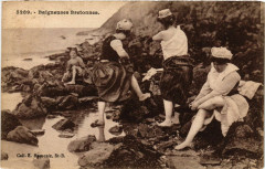 Baigneuses Bretonnes France Folklore -
													France
												
