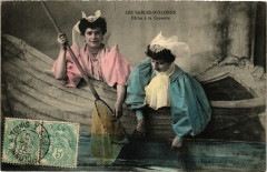 Les Sables d'Olonne Peche a la Crevette France Folklore