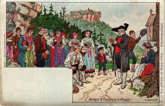 Usages et Costumes d'Alsace France Folklore -
													France
												