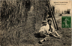 Scenes Champetres Promesse de Mariage France Folklore