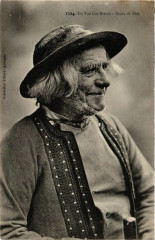 Un Tad Coz Breton Etude de Tete France Folklore