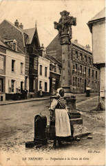 Le Treport Treportaise a la Croix de Gres France Folklore