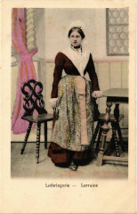 Lothringerin Lorraine France Folklore