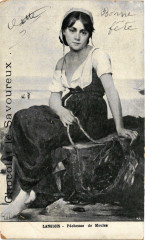 Langlois Pecheuse de Moules France Folklore