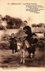 Croix de Vie Aux Marais Vendéens France Folklore