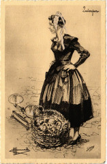 Quimper Types et Costumes France Folklore