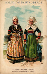 Bretonas dirigiendose al Perdon France Folklore