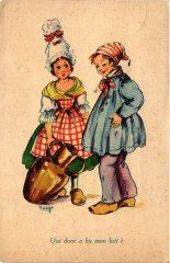 Qui donc a bu mon lait France Folklore