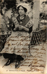 En.de Aix les Bains Costumes de Savoie France Folklore