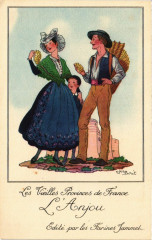 L'Anjou Les Vieilles Provinces de France France Folklore