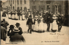 Une Noce du Finistere - Folklore - Types -
													France
												