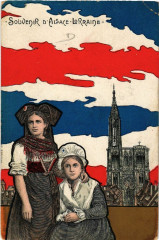 Souvenir d'Alsace-Lorraine - Folklore - Types