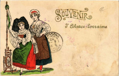 Souvenir d'Alsace-Lorraine - Folklore - Types