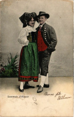 Souvenir d'Alsace - Folklore - Types
